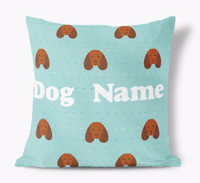 Icon Pattern: Personalised {breedFullName} Soft Touch Cushion